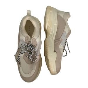 White Fox Boutique System Shock Sneakers White/Cream Women's 10